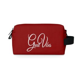 Accessories Bag Travel Pouch, Travel Gift, Couples Gift, Self Care Gift For Him/her - Red