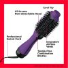 One-Step Ceramic Hair Dryer & Volumizer Hot Air Brush, Purple