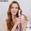 Automatic Hair Curler Auto Rotating Hair Curling Iron With 4 Adjustable Temps And Auto Shut-Off Pink Culing Wand With 1''Ceramic Barrel For Girls And