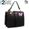 OH Fashion Handbag Shoulder Bag Crossbody, Edgy in Black