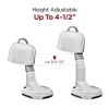 USA Salon Professional Bonnet Ceramic Portable Hair Dryer, 1875 Watts, White