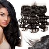 Sable Hub Frontal Lace Body Wave Women Hair Bundle | 100% Unprocessed Brazilian Hair Virgin Body Wave Pre Plucked Baby Hair Extension Ear to Ear Front