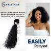 Sable Hub Kinky Curly Women Hair Bundle | 100% Unprocessed 10A Brazilian Virgin Kinky Curly Bundle, 150% Density Hair Extension, Natural Human Hair