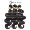 Sable Hub 10A Brazilian Body Wave 3 Bundles Natural Human Hair Bundle | 100% Unprocessed Virgin Body Wave Bundle Hair Extension 150% Density Real Hair