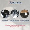 Sable Hub Frontal Lace Body Wave Women Hair Bundle | 100% Unprocessed Brazilian Hair Virgin Body Wave Pre Plucked Baby Hair Extension Ear to Ear Front